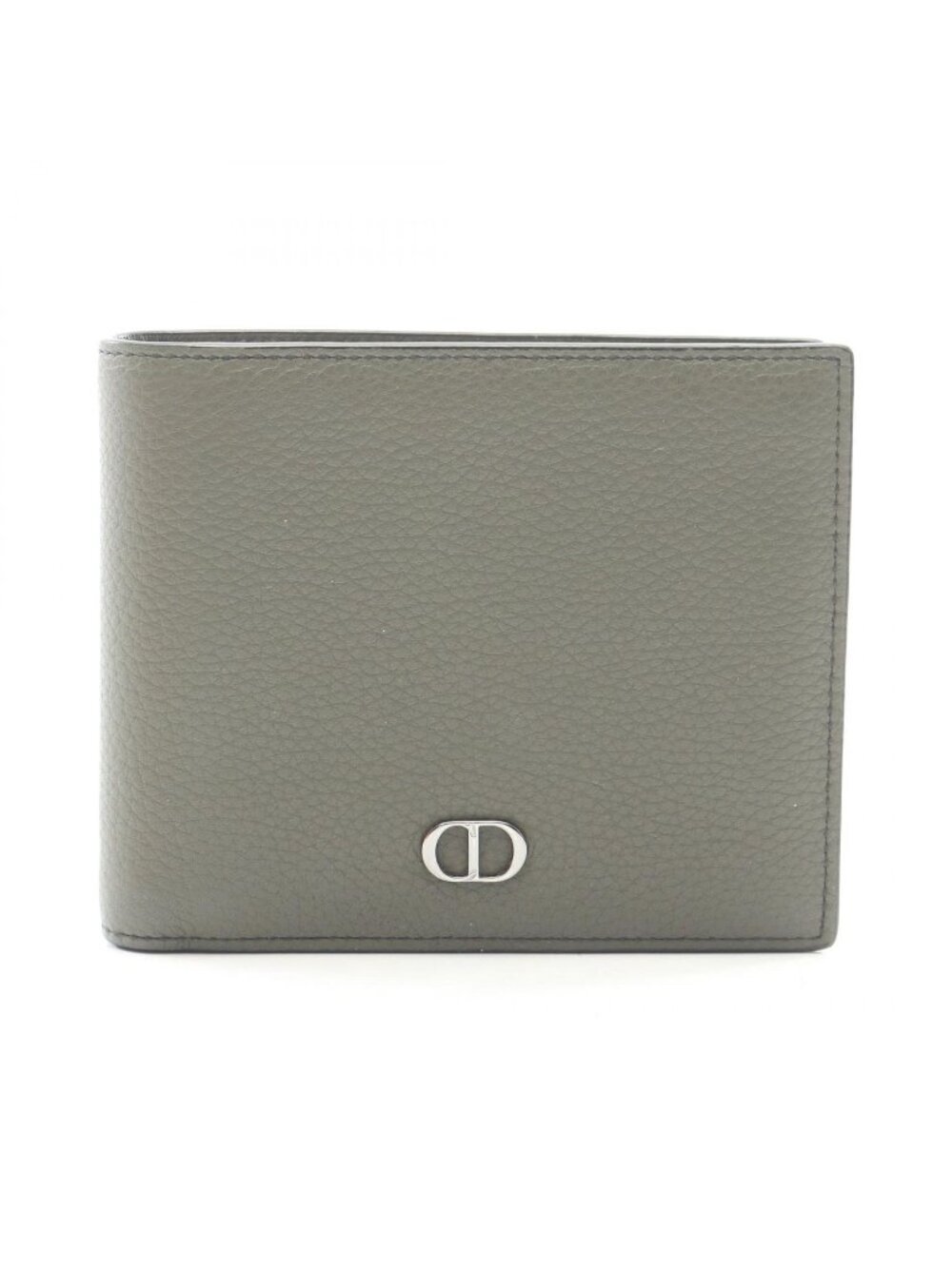 Dior Bifold Wallet CD Icon Olive Leather Billfold